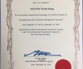 Certificate of Knowledge Co-Creation Program