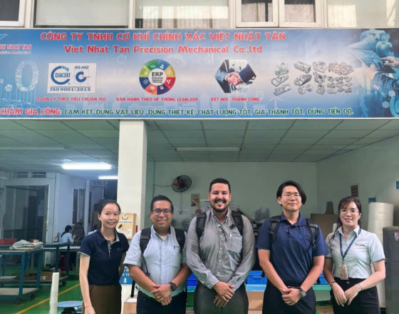 Việt Nhật Tân – Nhà Máy Gia Công Cơ Khí Chính Xác Chuẩn 5S, Sẵn Sàng Đón Khách Quốc Tế