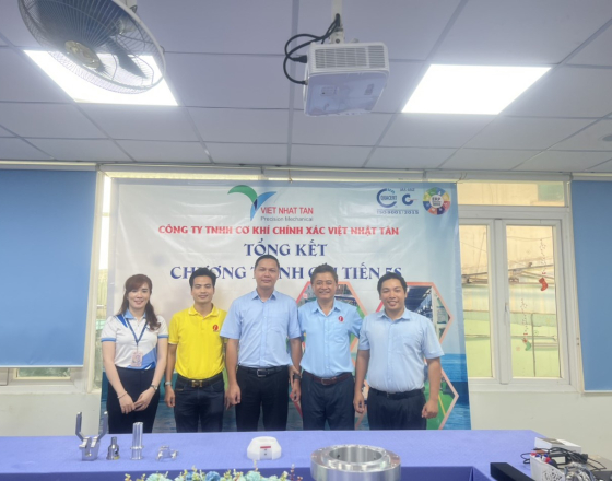 VIET NHAT TAN PRECISION MECHANICAL COMPANY LIMITEDは、生産現場と作業環境を改善するプログラムに参加